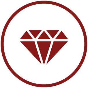 Grafik eines Diamants für Diamantbestattungen